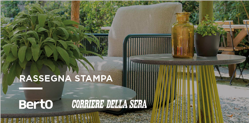 La Collezione SOUNDS del Corriere della Sera: le ultime tendenze sull'arredo Outdoor